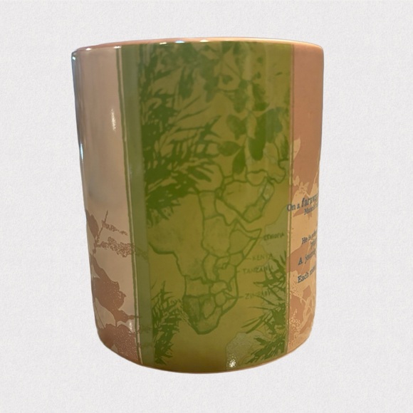 Starbucks Mug "Thanks to Manolo" poem African coffee map 2006 Collectible 18oz - Picture 4 of 7